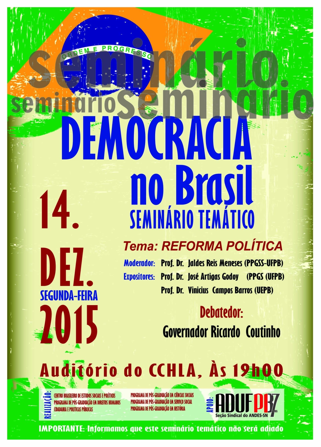 2015_A DEMOCRACIA DOS MODERNOS - CCHLA UFPB